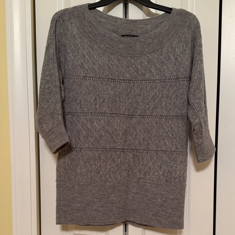 White House Black Market elegant heather